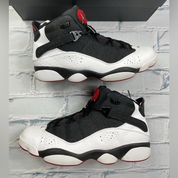 Jordan Other - Air Jordan 6 Rings Basketball White Black Gym Red 322992-012 Size 11.5 W Box